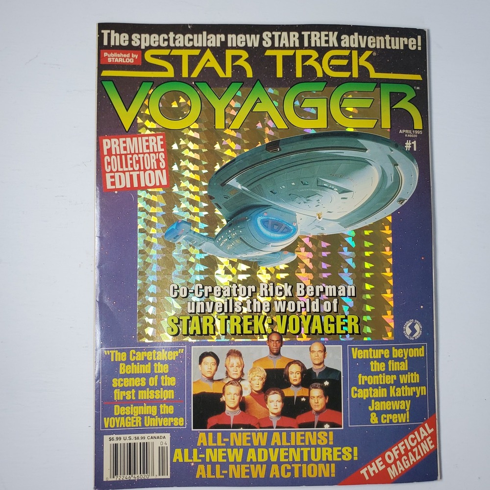 Star Trek Voyager #1 Premiere Collectors Edition April 1995‎ Official Magazine